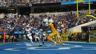 Redzone Interception! Nick Cross picks off Justin Herbert