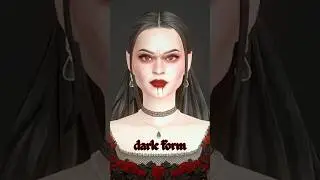 Grow Up With My Vampire Sim 🩸 | The Sims 4 #shorts #thesims4