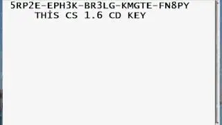 Cs 1.6 cd key