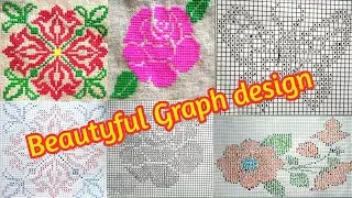 Easy Graph Pattern||Flower making with wool ||Ason||Butterfly,Boderline,Flower drowing graph paper.