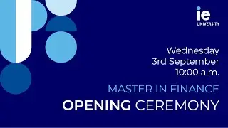 IE Opening Master Fall 2025 - Master in Finance