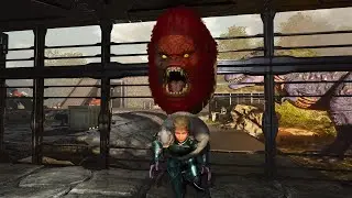Ark survival Ascended! ALPHA MONKEY BOSS! Crashes everywhere!