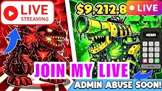 🔴 STEAL THE BRAINROT Admin Abuse FORTNITE (Steal The Brainrot Admin abuse Event Time)