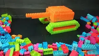 Satisfying DIY Army Tanker | Lego Building Blocks Videos #buildingblockstoys #lego SOJIB TOYS