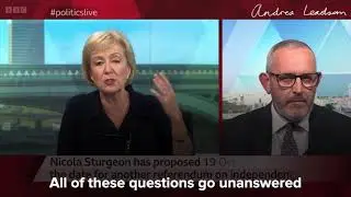 Scottish Independence, Politics Live | Andrea Leadsom