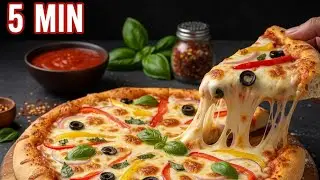 Homemade Veg Cheese Pizza Recipe | Easy & Quickपरफेक्ट वेजिटेबल चीज़ पिज्जा कैसे बनाएं? 