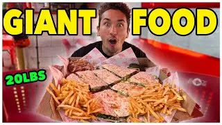 Eating GIANT Food In Mexico...(7 POUND BURRITO) *10,000 Calories*