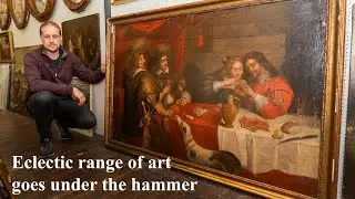 Eclectic collection of paintings set to go under the hammer in Cotswolds auction