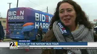 Biden-Harris bus tour makes stop in Youngstown