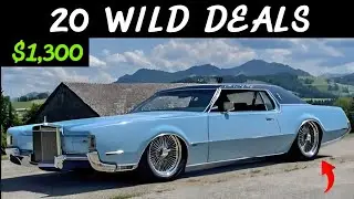 Found on Marketplace: 20 Classic Cars for Sale ($1,000-$8,500)
