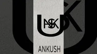 ANKUSH Name brand logo ll Comment your Name ll 😘😘 ll #logo #viral #youtubeshorts #trending #shorts