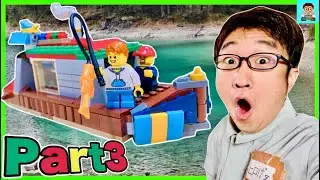 【屋根つきボート！】LEGO Creator 31098  森のキャビン カナルボート Part3 レビュー｜Retired Set Review: Canal Boat