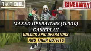 Tacticool: EPIC GAMES - MAXED OPERATORS (100/10) RAY / SYNDROME / KLAUS GAMEPLAY + GOLD GIVEAWAY
