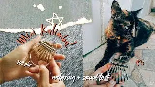 8-Key Kalimba Unboxing and Sound Testing || Mini Kalimba ✨