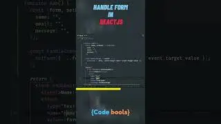 Handle forms in react 