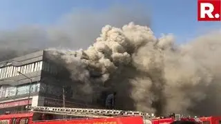 Fire Breaks Out In Surat Shopping Complex, Many Feared Trapped, Several Jump From Top Floor