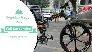 Cyrusher fr 100 Men&rsquo;s Full Suspension Folding Mountain Bike | Cyrusher Bike