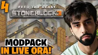 IMPARIAMO la CREATE: UNA MOD TECNICA ASSURDA! - Minecraft Stoneblock Ep4