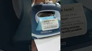 Usha oliso smart iron demo #sewing #youtube #tips #recommended #usha