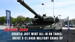 Croatia Goes All-In: 44 Leopard 2A8 Tanks, Caesar Artillery & Drone Shield