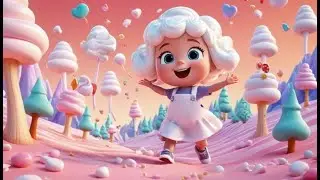 Five Little Marshmallows Playing Count & Jump | English Nursery Rhyme | Kids Songs | Baby Music