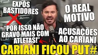 CARIANI PERDE A PACI&Ecirc;NCIA COM ATLETAS E DECIDE EXPOR TODOS OS MOTIVOS PRA PARAR DE GRAVAR COM ELES