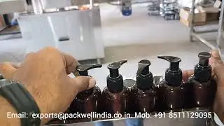 Automatic Linear Capping Machine | Cosmetic bottle capping machine | Spindle type capping machine