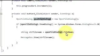 C# Tutorial 24  How to use OpenFileDialog and copy file path