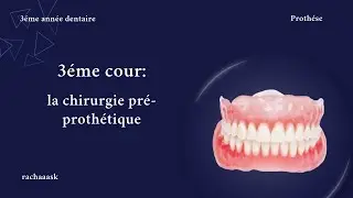 Prothése: La chirurgie pré-prothétique