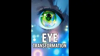 Cosmic eye transformation ✨ | anime aesthetic