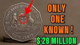 Most Valuable 50 Cent Coin Rare Australian Commemorative Treasure Worth Big Money to Collectors