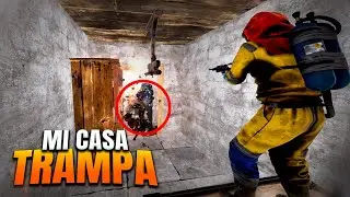 CAEN en mi BASE TRAMPA - RUST - Gameplay español
