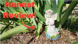 Garden Angel Statue Review &ndash; Lights Up with Solar Power #outdoordecor