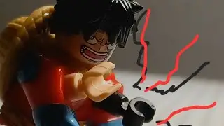 Luffy's haki punch (lego one piece stop motion)