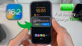 Know your exact iPhone Battery charge time!