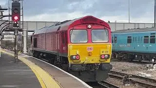 DB class 66 at Eastleigh