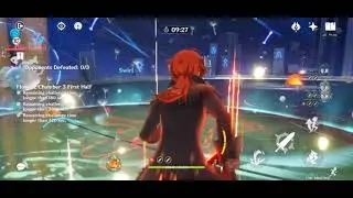 Diluc + Combo ulti Bennett with ulti jean, spiral abyys Floors 12 chambers 3 side 1