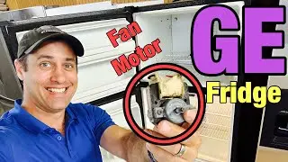 This Older GE Refrigerator Wasn&rsquo;t Freezing Properly | Quick Condenser Fan Motor Fix | GTS18DCPRLBB 