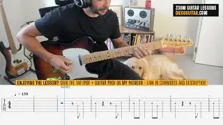 T-Bone Walker - T-Bone Shuffle Intro & Solo | Guitar Lesson with TAB