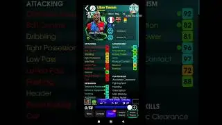 107 Rating Training Lilian Thuram in eFootball 25 #efootball #efootball2025 #pes #pes2025 #shorts