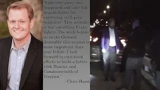 Chris Hurst pulled over on suspicion of drunk driving