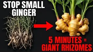Grow GIANT Ginger at Home 🌱 Just 5 Minutes Every 2 Weeks (Bigger Harvest GUARANTEED)