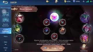 Yuzhong collector blood serpent❤keren banget kualitas nya mantuap skin baru!!!