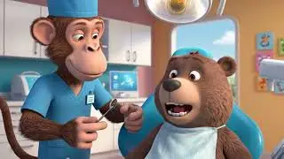 “The Little Brown Bear with Toothache”