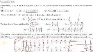Real Analysis: Lecture 14 - Countable and Uncountable sets