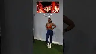 TRAIN LIKE GOKU🤍#dragonball #goku #dragonballz #calisthenics #anime #animeworkout #workout #gymgirl