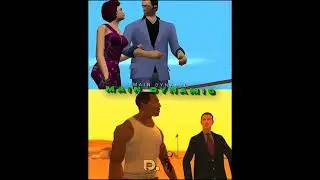 Tommy Vercetti Vs Carl Johnson #writing #gta #vc #sa #d #edit #comparison