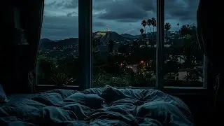Hollywood Rain: A Tranquil Night's Escape for Sleep & Relaxation