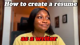 HOW TO CREATE A CONTENT WRITING RESUME IN 2025