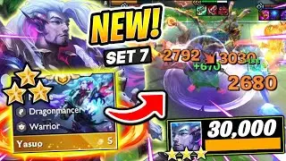 NEW SET 7 YASUO 3 STAR BROKEN GAMEPLAY?! - Teamfight Tactics I TFT Comps Strategy PBE Reveal Guide